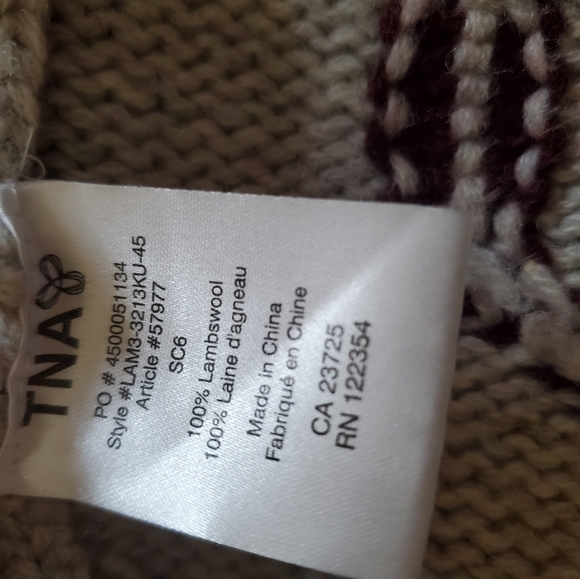 TNA wool zipped sweater - Picture 4 of 8